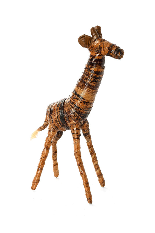 Banana Fiber Giraffe Sculpture