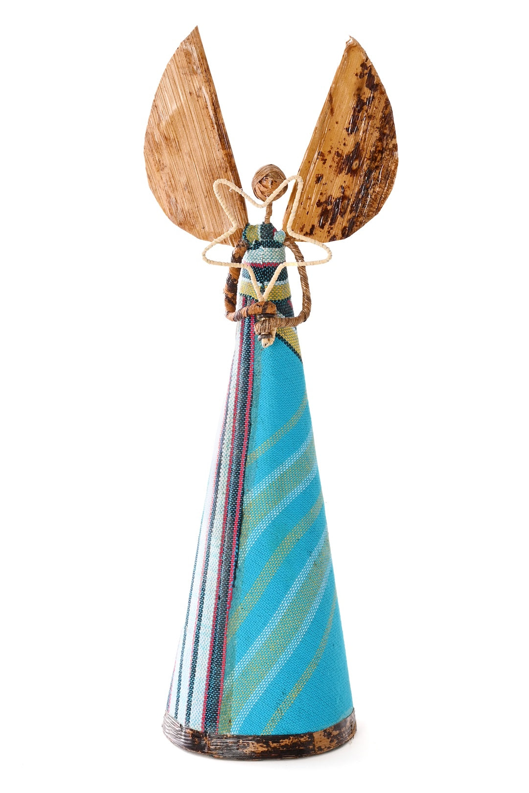 Limited Edition Banana Fiber Shuka Angel with Star - Blue