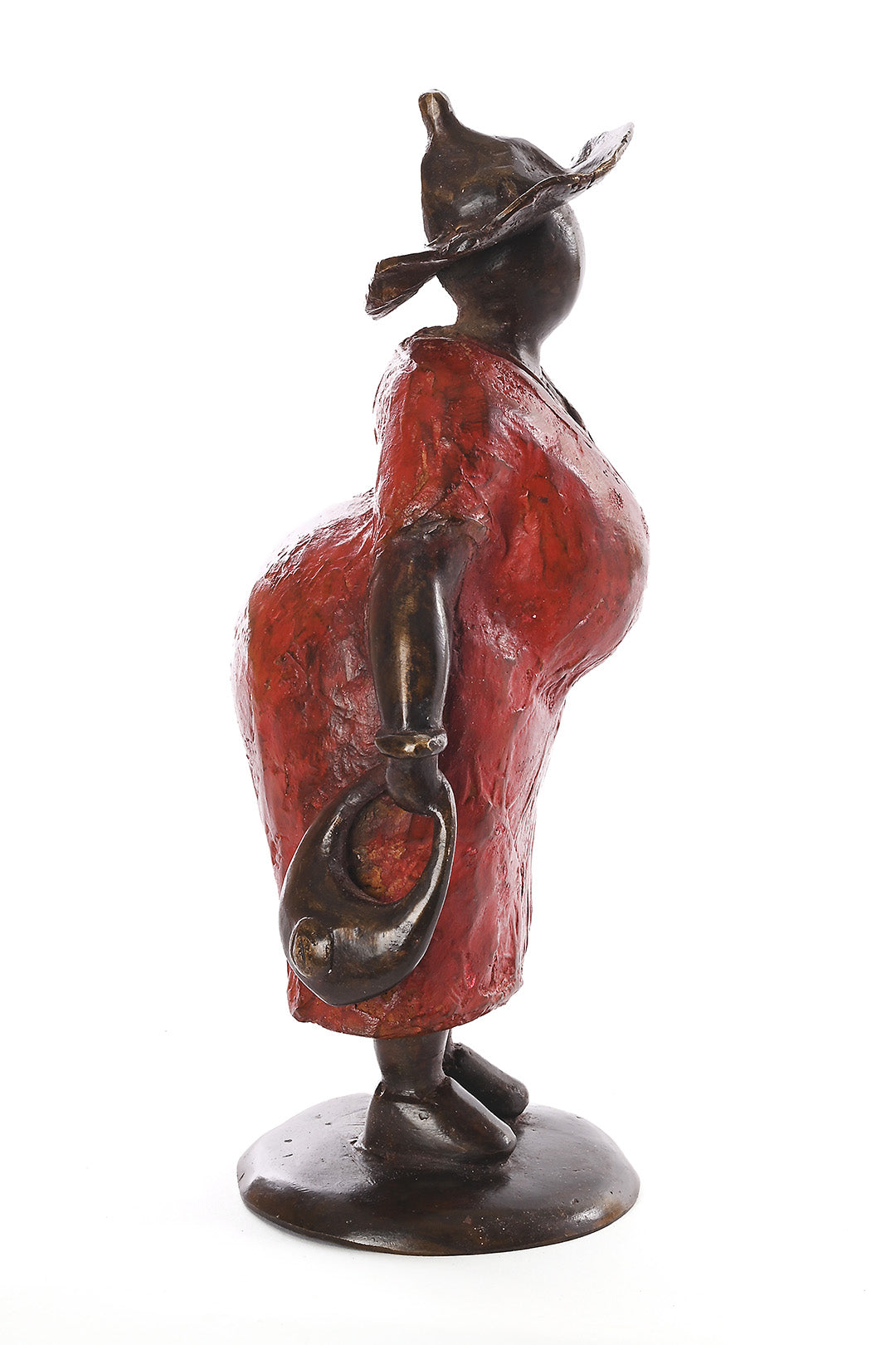 One of a Kind Lost Wax Burkina Bronze Sculpture