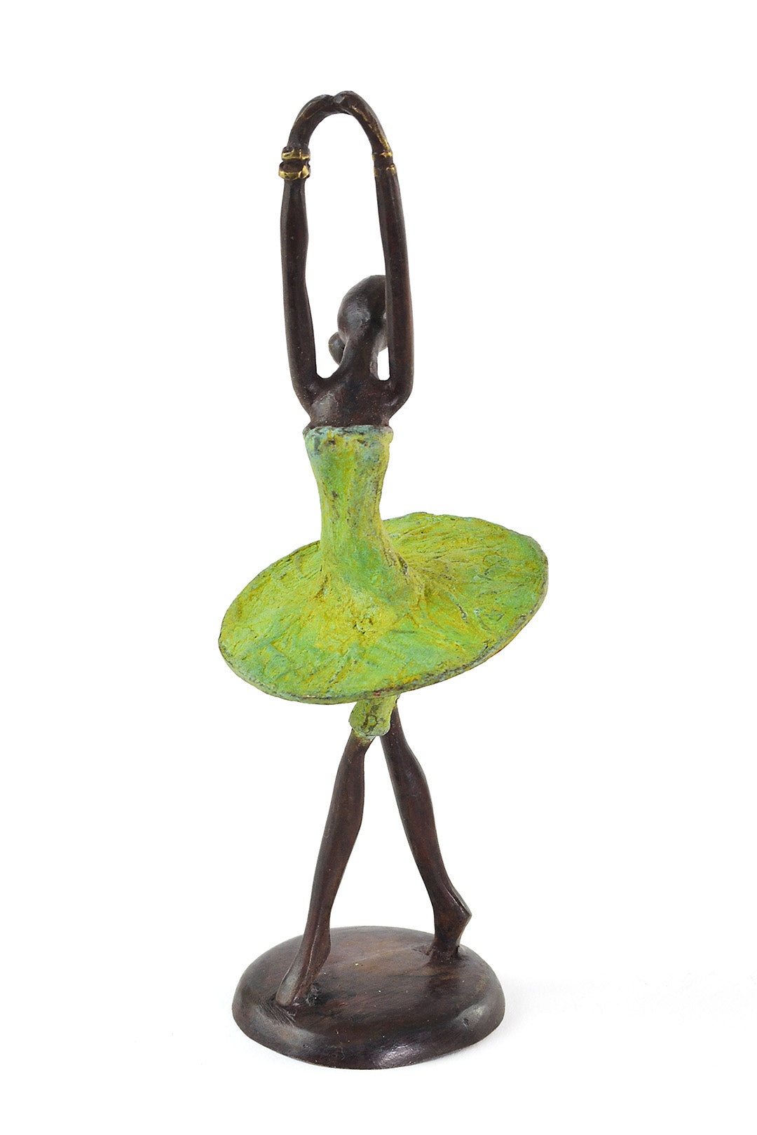 Yoga Tree Pose Bronze Sculpture - Burkina Faso – Swahili Modern