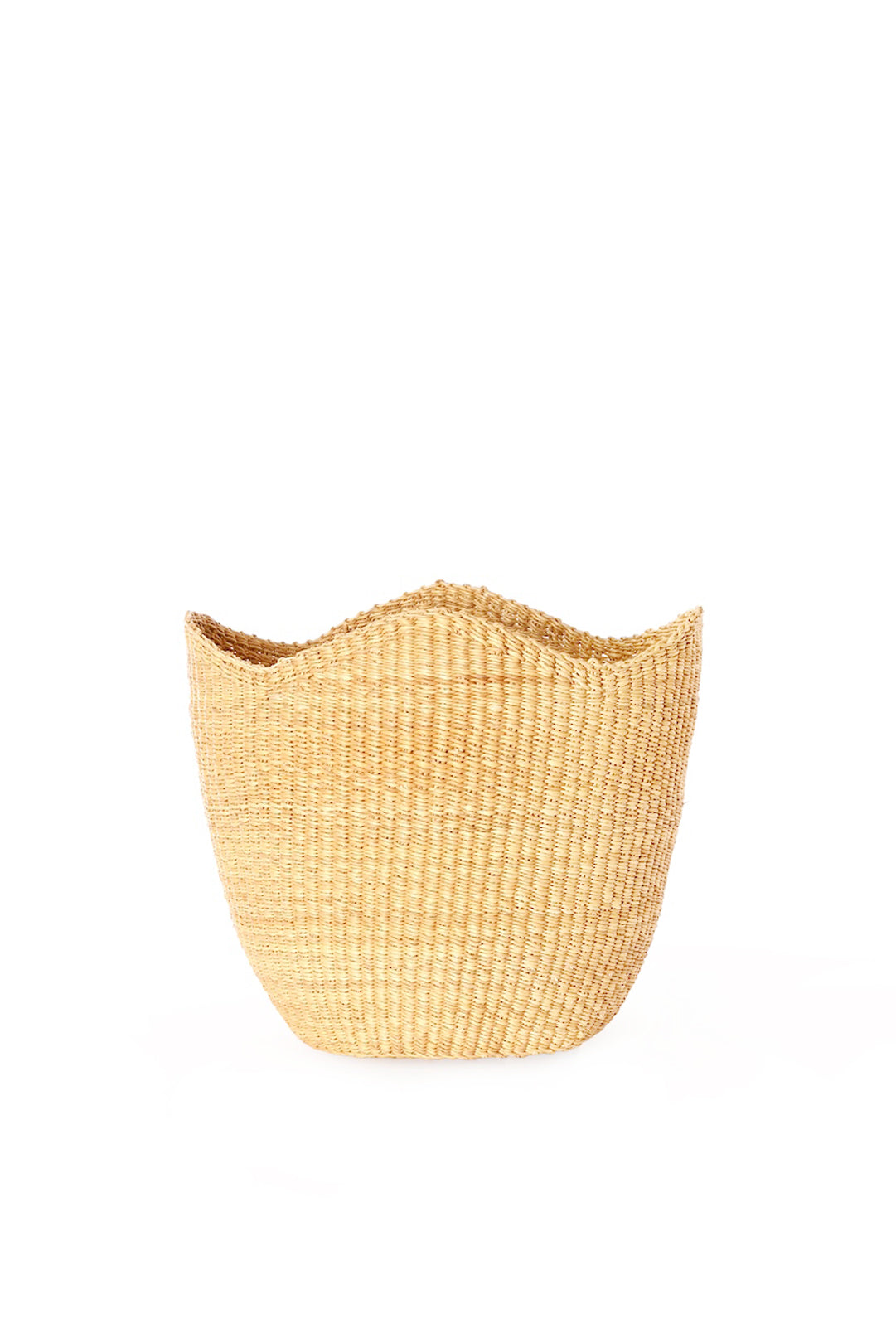 Petite Natural Elephant Grass Tulip Basket