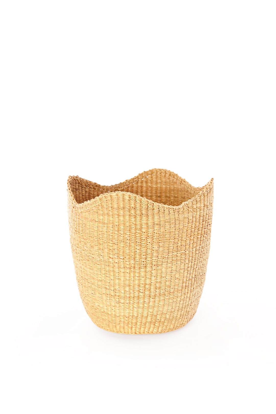 Petite Natural Elephant Grass Tulip Basket