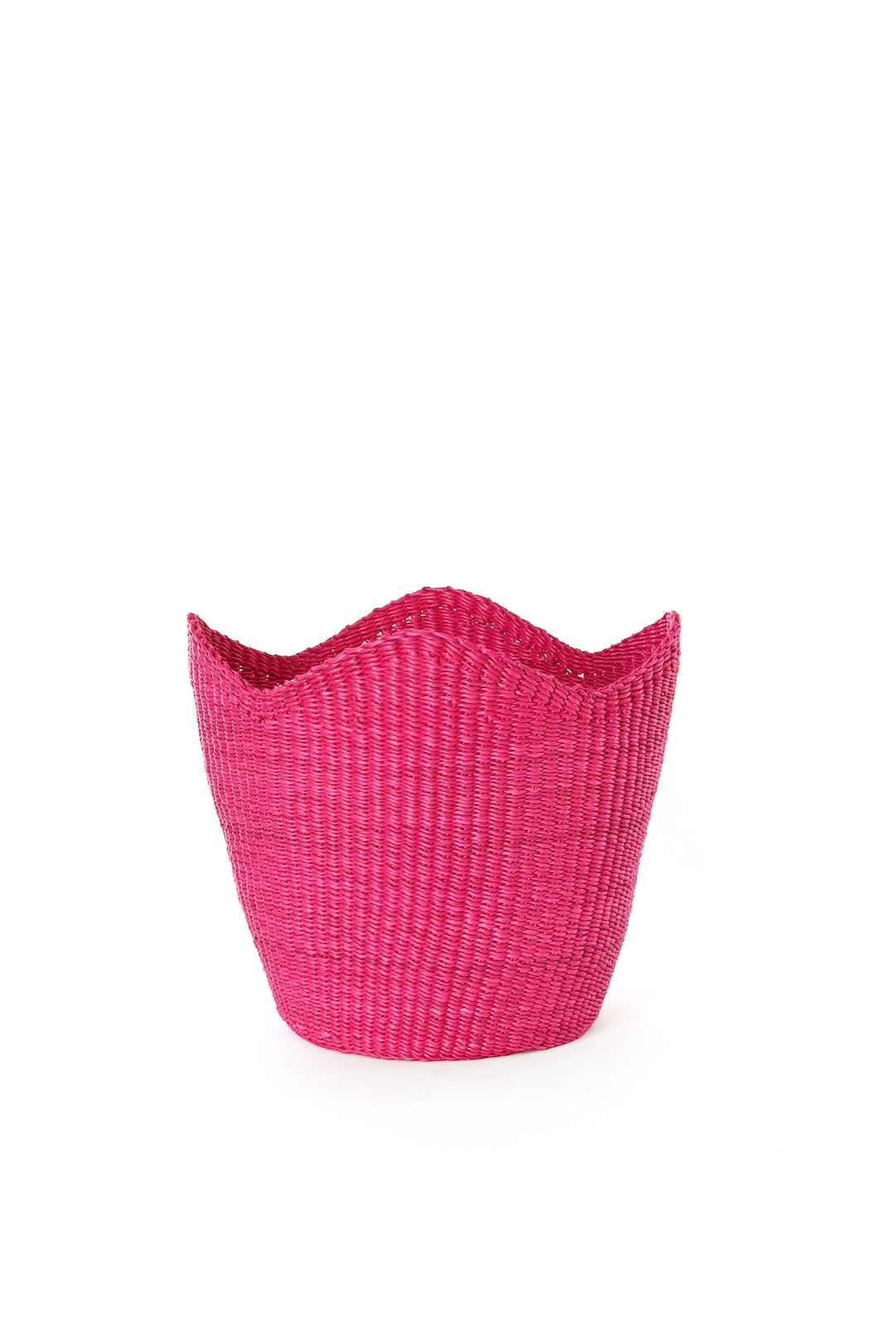 Petite Magenta Elephant Grass Tulip Basket