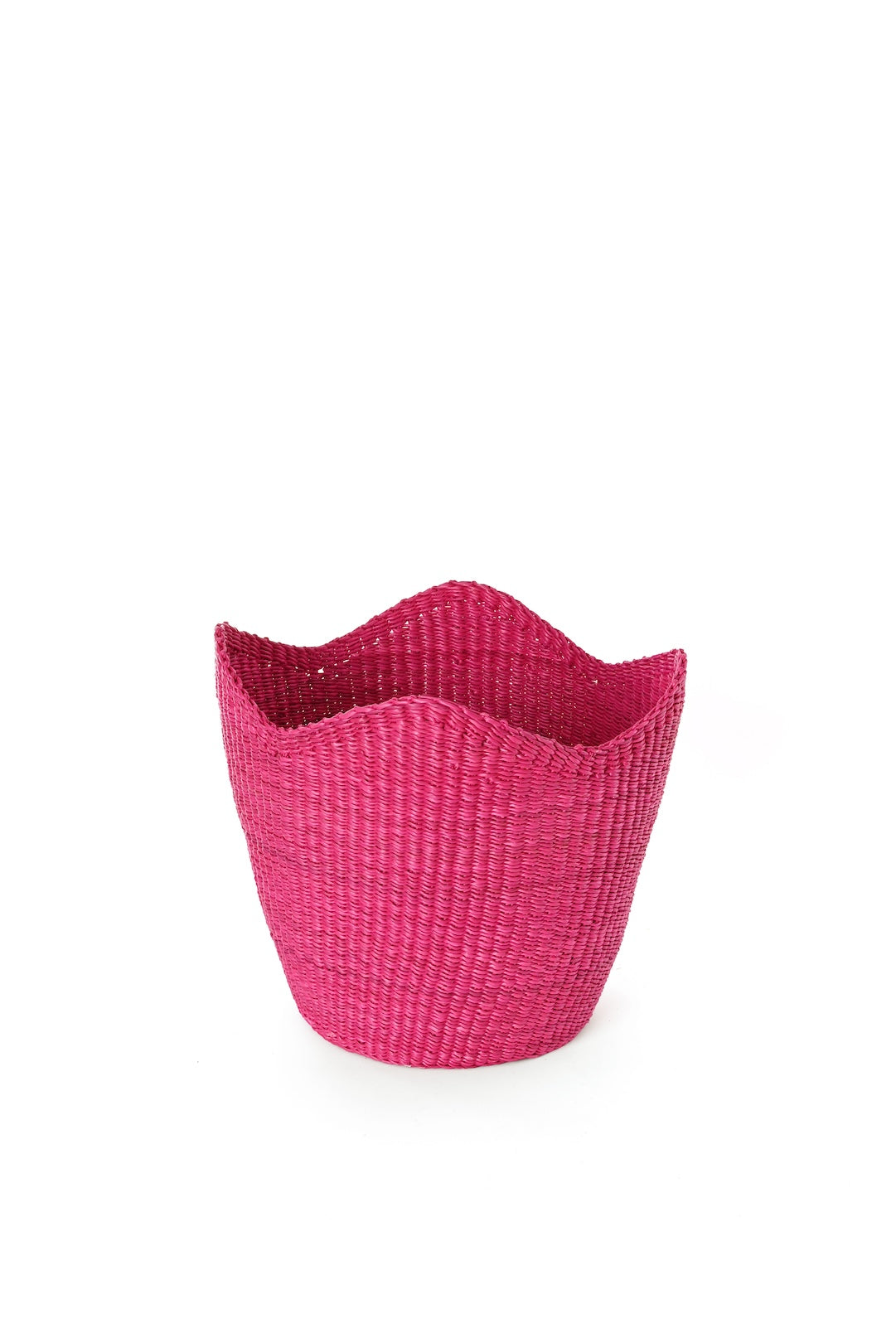 Petite Magenta Elephant Grass Tulip Basket