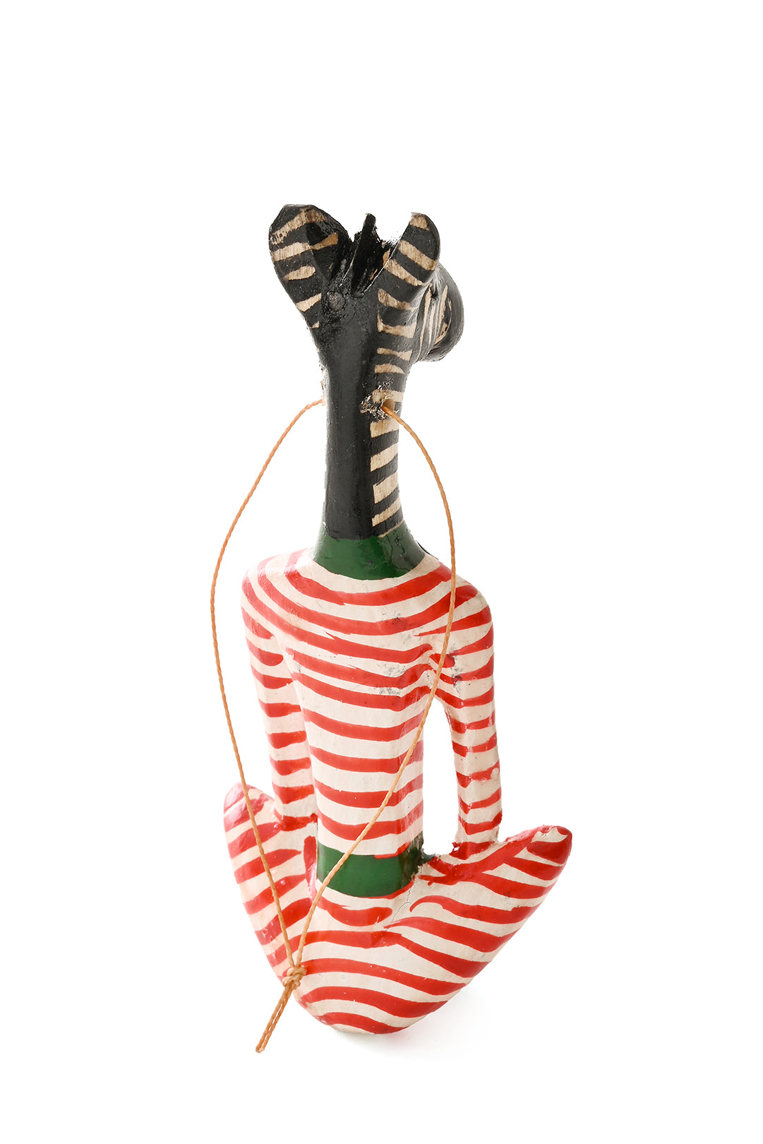 Striped Christmas Jammies Zebra Ornament