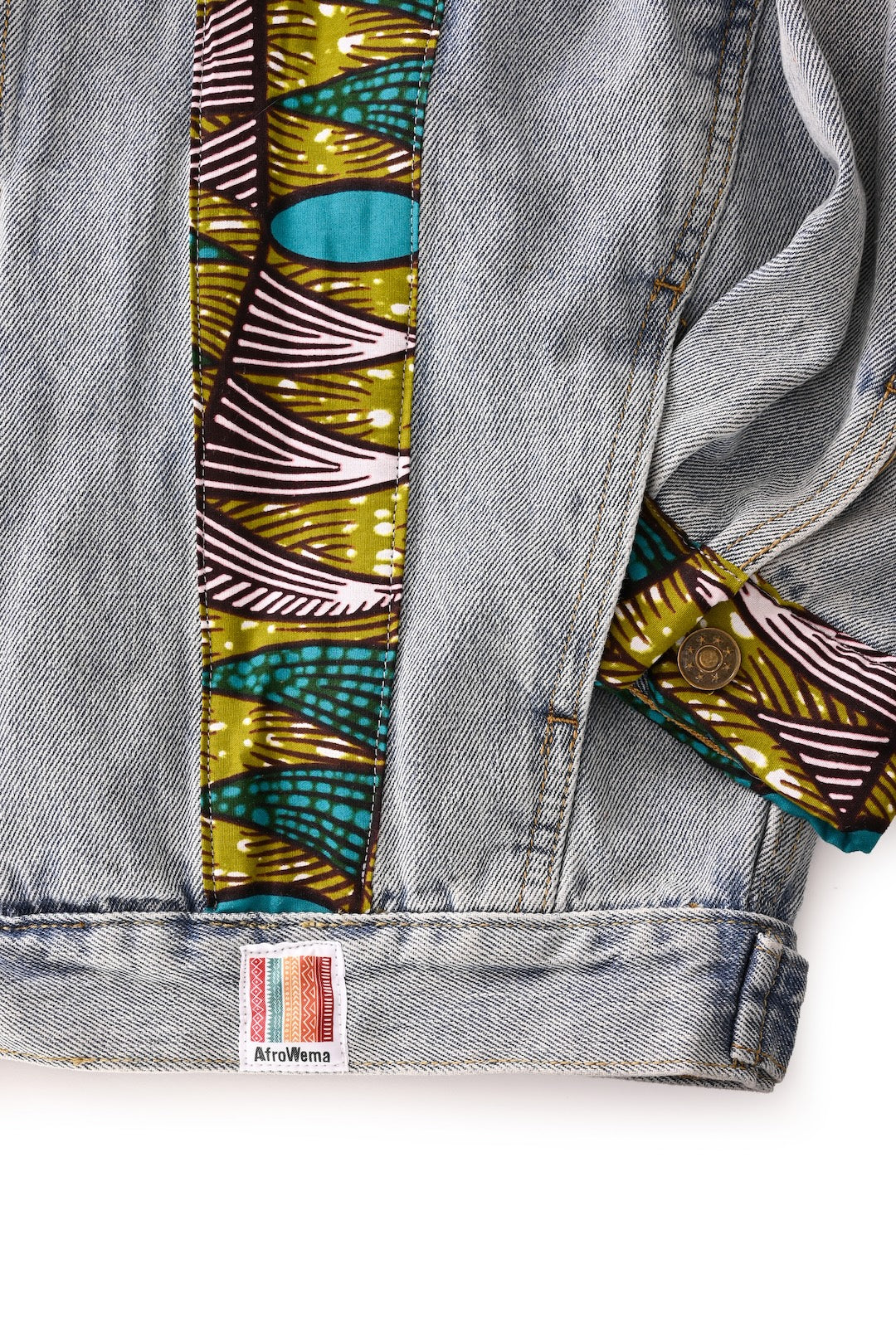 One of a Kind  Upcycled Jean Jacket