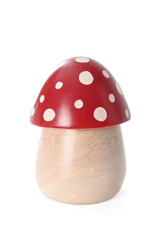 Woodland Toadstool Soapstone Box