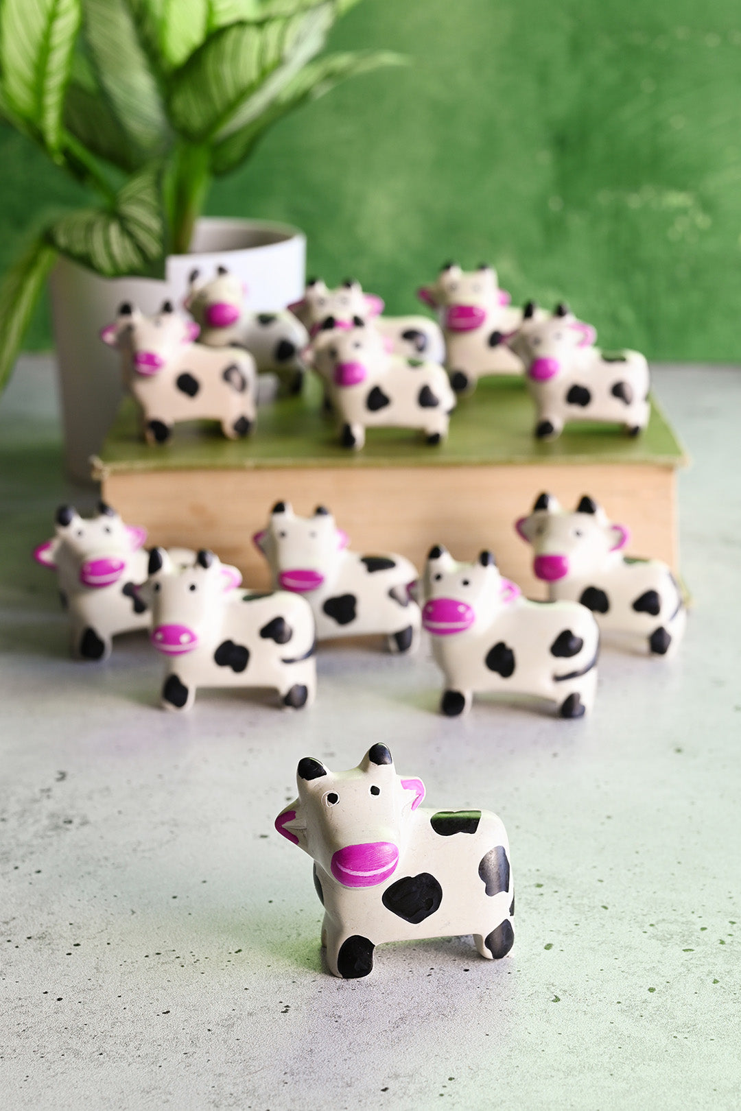 Herd of Mini Soapstone Cows (Dozen)