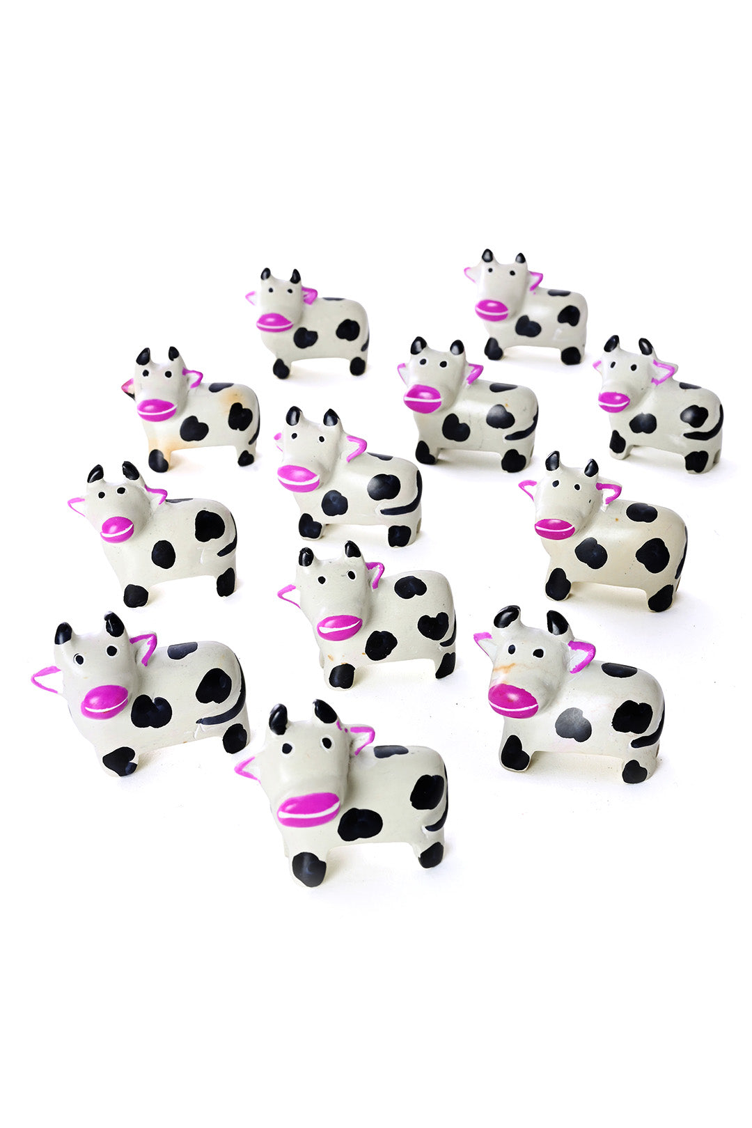 Herd of Mini Soapstone Cows (Dozen)