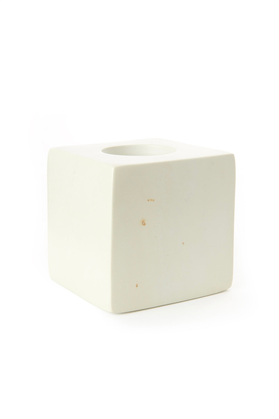 Natural Cube Soapstone Reversible Candle Holders