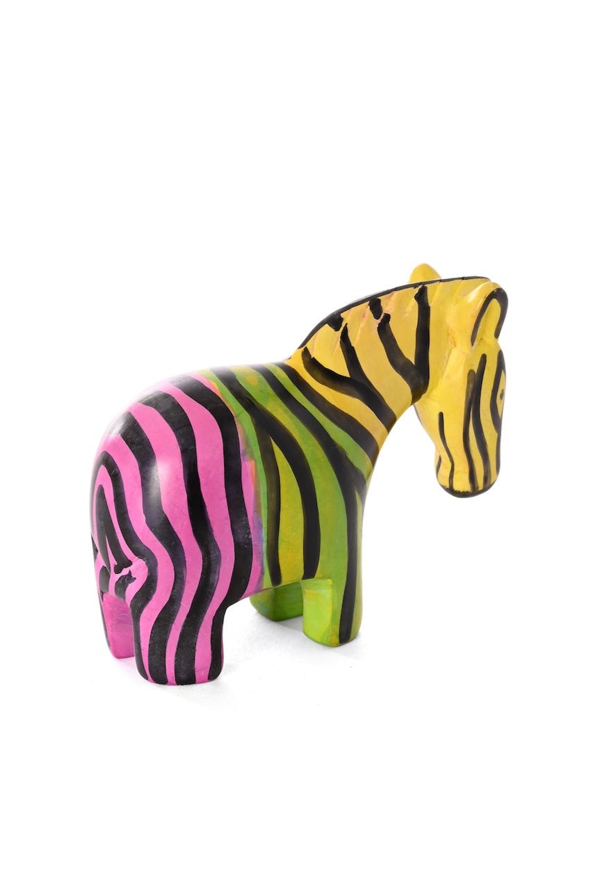 Tutti-Frutti Soapstone Zebra