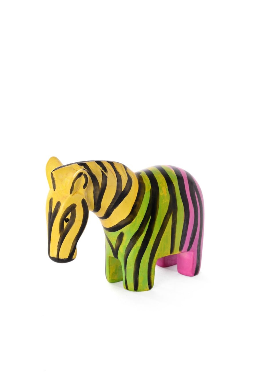 Tutti-Frutti Soapstone Zebra