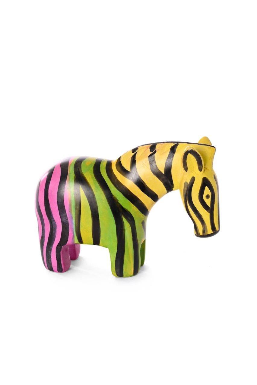 Tutti-Frutti Soapstone Zebra