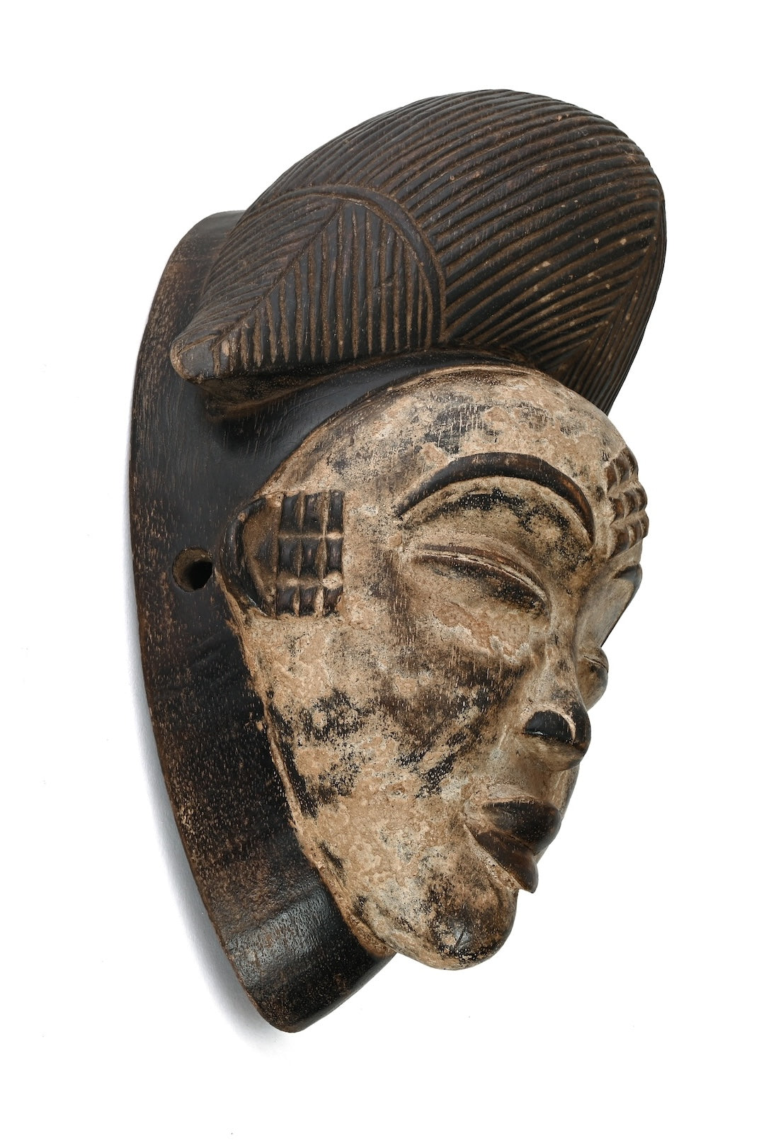 One of a Kind Punu Ceremonial Mask from Gabon