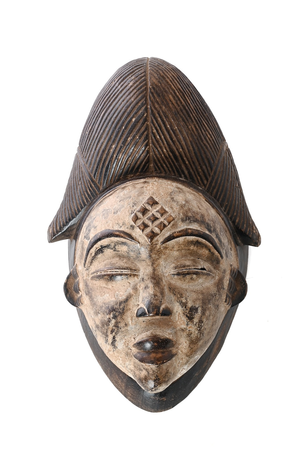 One of a Kind Punu Ceremonial Mask from Gabon