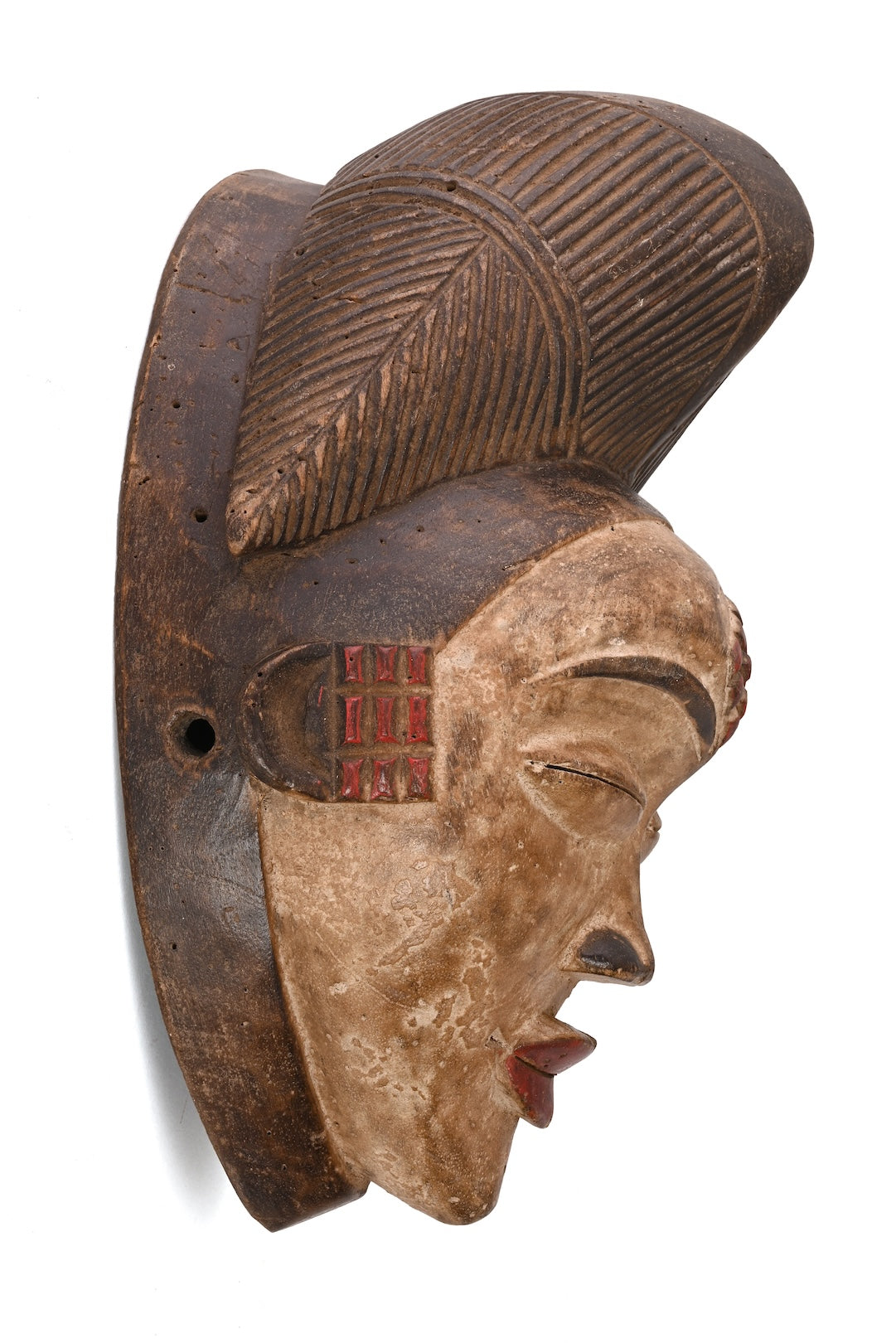 One of a Kind Punu Ceremonial Mask from Gabon