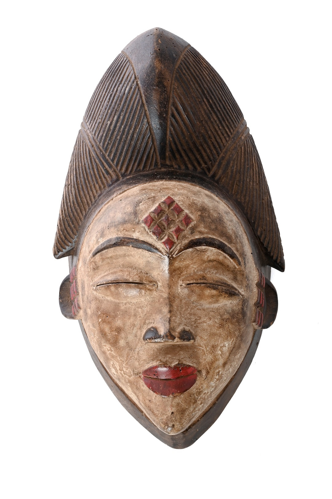 One of a Kind Punu Ceremonial Mask from Gabon