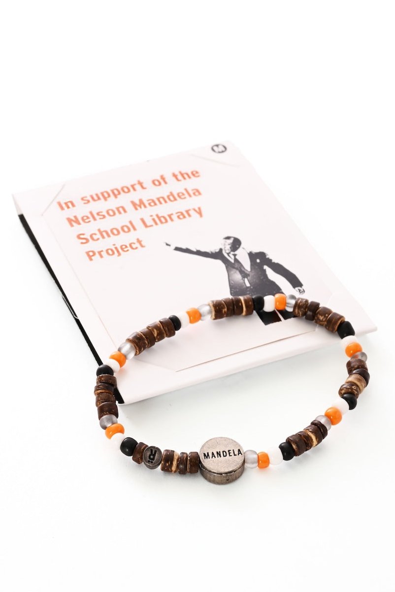 Nelson Mandela School Library South African Relate Cause Bracelet