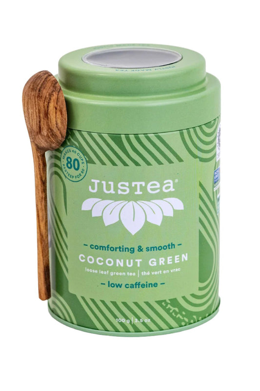 JusTea® Coconut Green Loose Leaf Tea