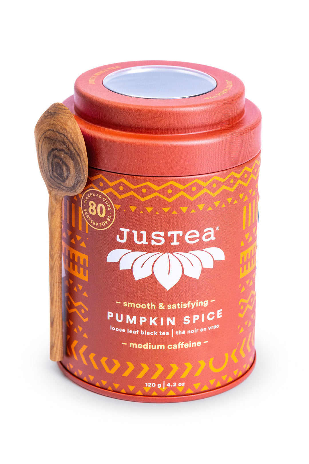 JusTea® Pumpkin Spice Loose Leaf Tea