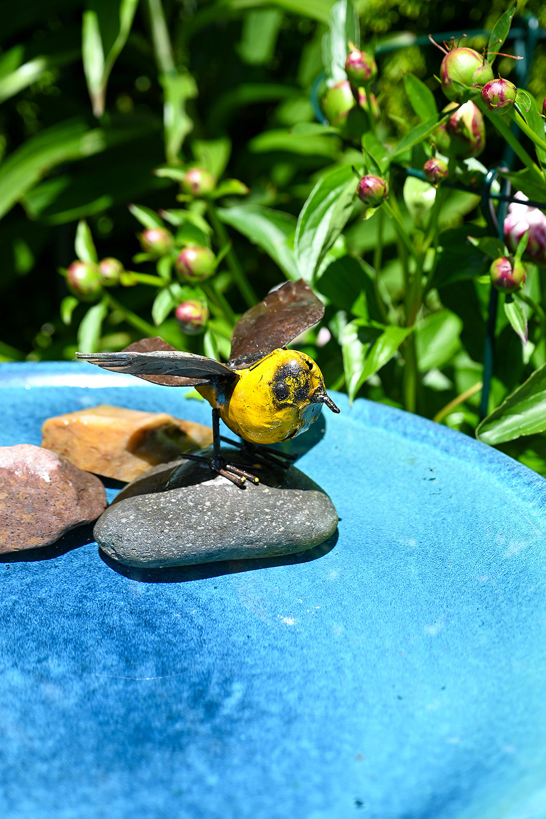 Colorful Fluttering Bird Sculpture [Choose a Color]