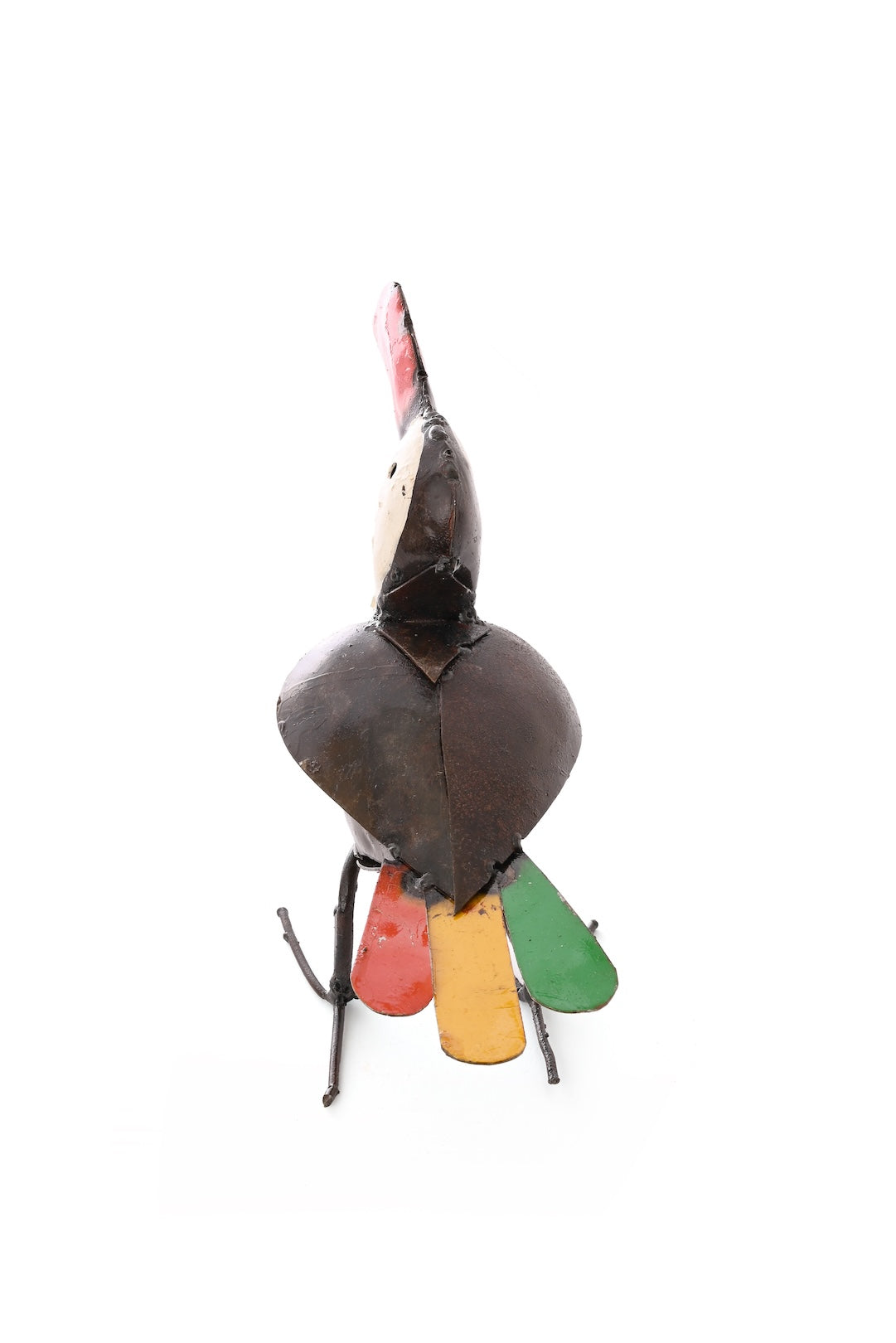 Recycled Metal Toucan Sculpture