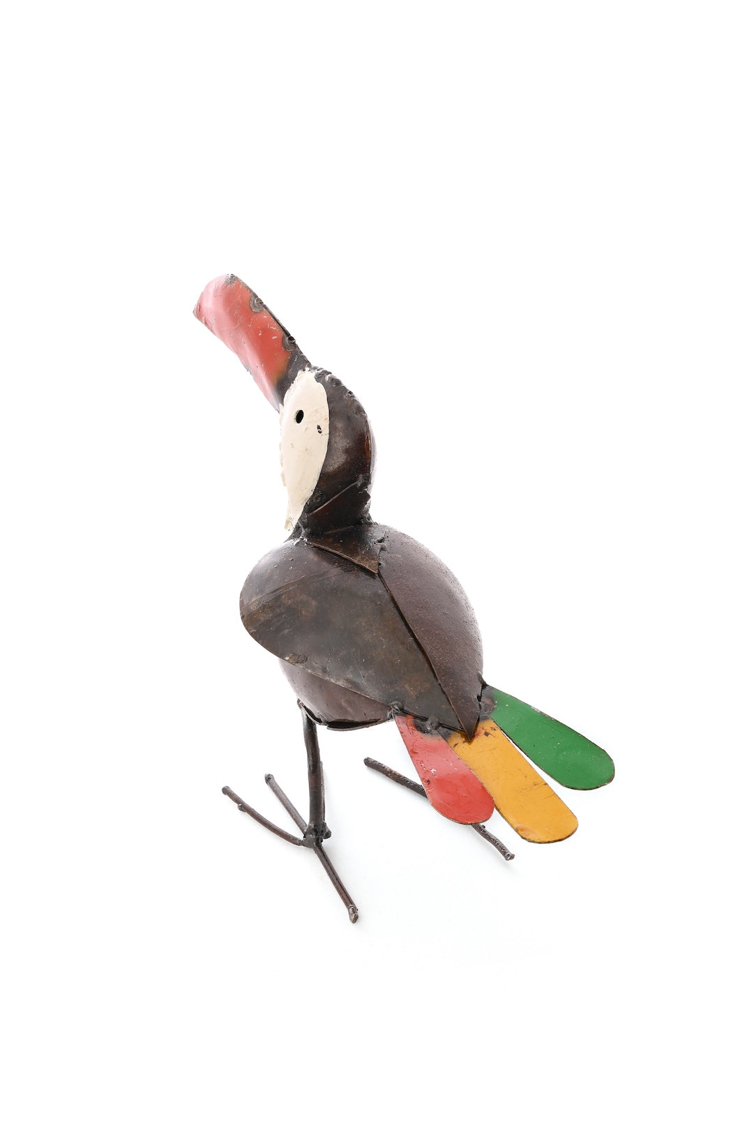 Recycled Metal Toucan Sculpture