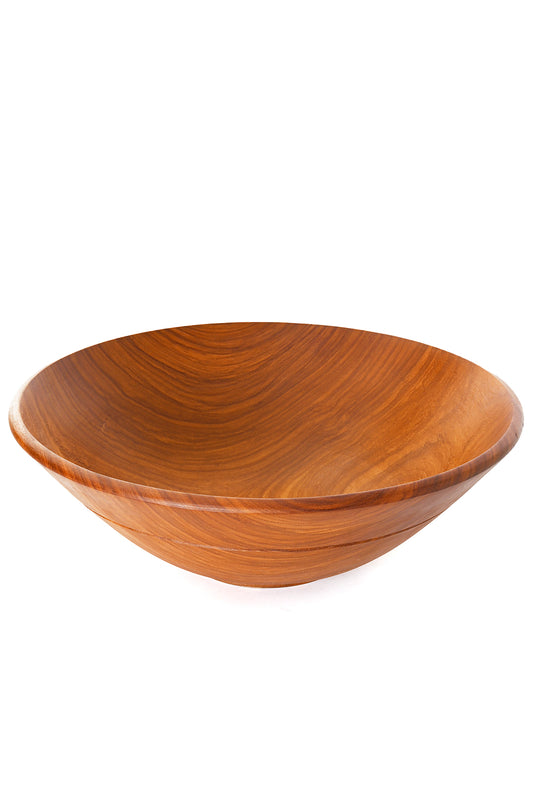 Large One of a Kind Zimbabwean Mahogany Serving Bowl