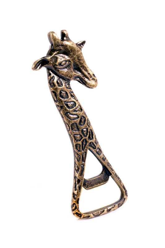 Brass Giraffe Bottle Opener