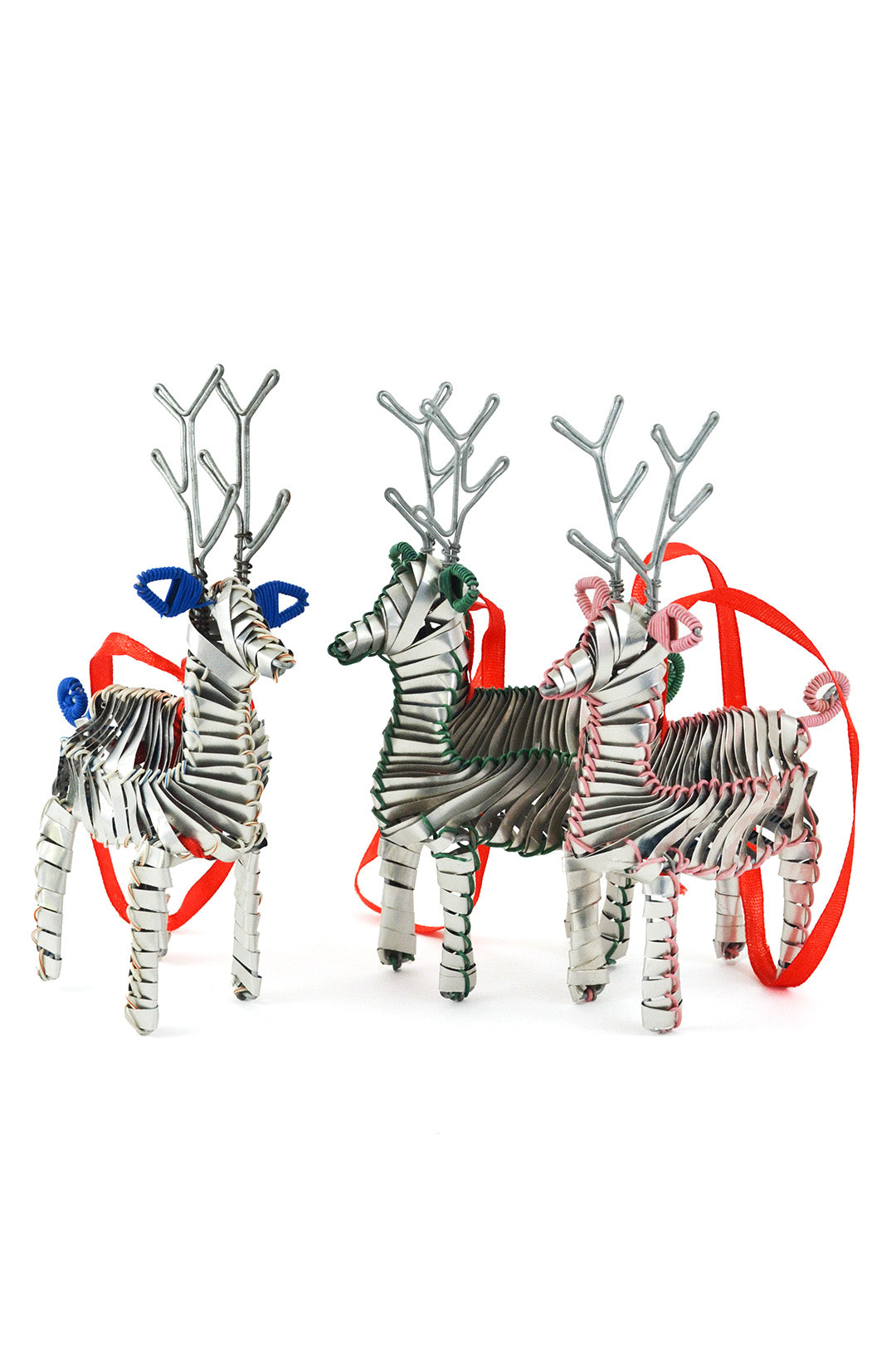 Recycled Aluminum Can Reindeer Ornament