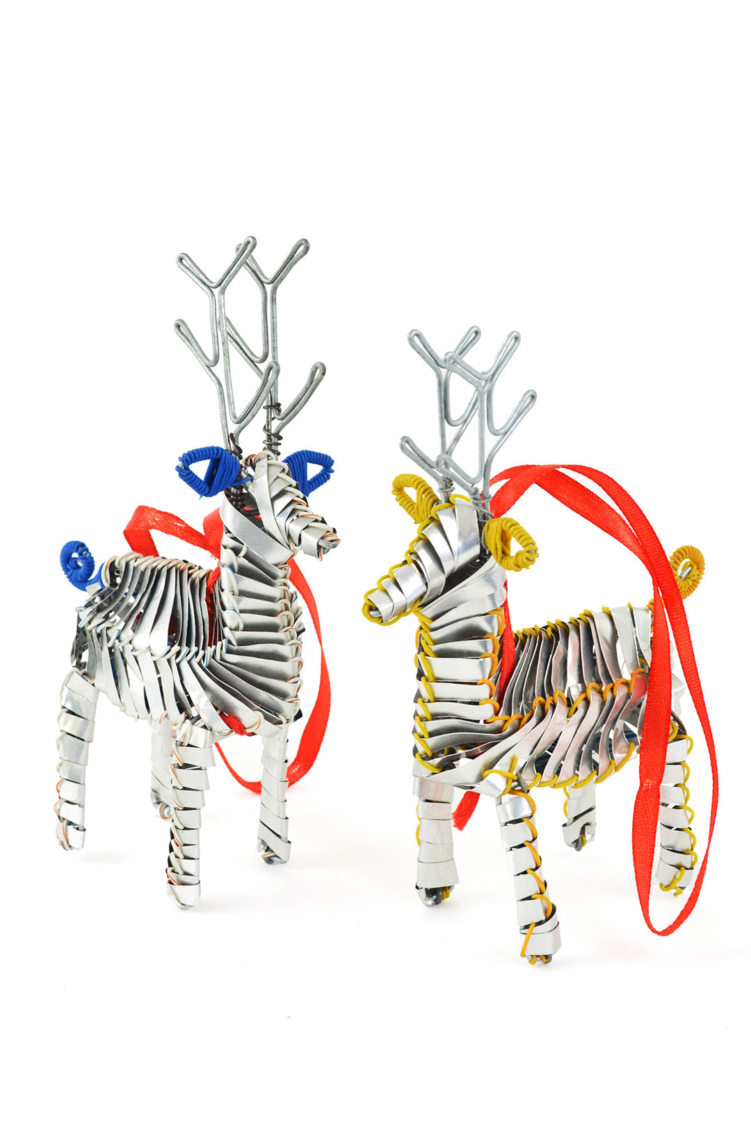 Recycled Aluminum Can Reindeer Ornament