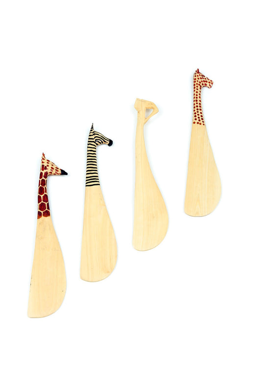 Set of Four African Jacaranda Safari Spreaders