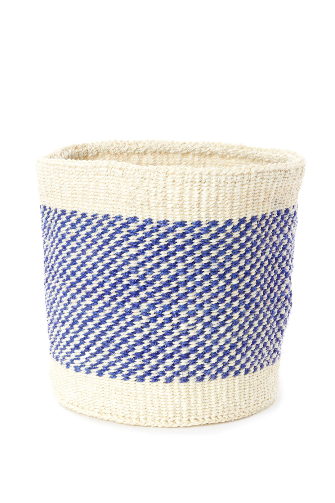 Set of 2 Periwinkle Sisal Nesting Baskets