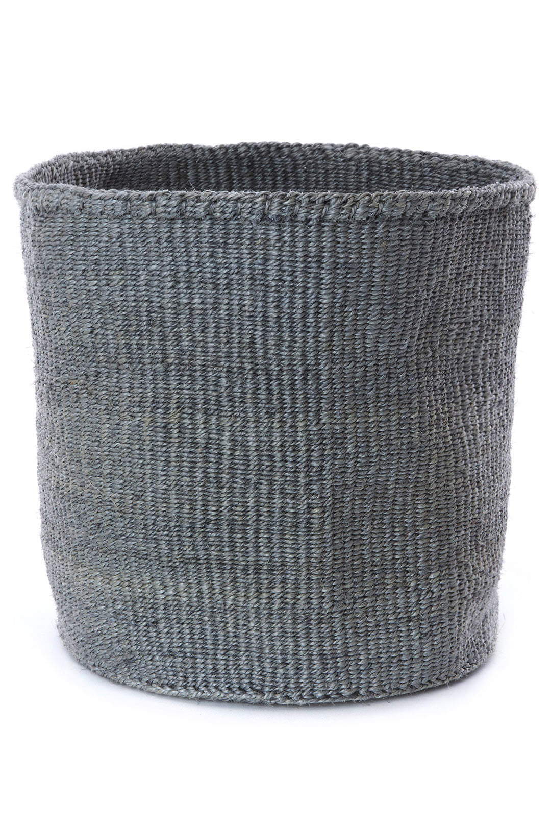 Set of 3 Dove Gray Sisal Storage Bins