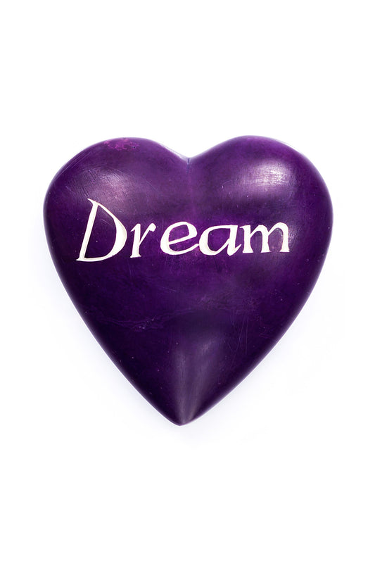 Wise Words Soapstone Heart: Dream