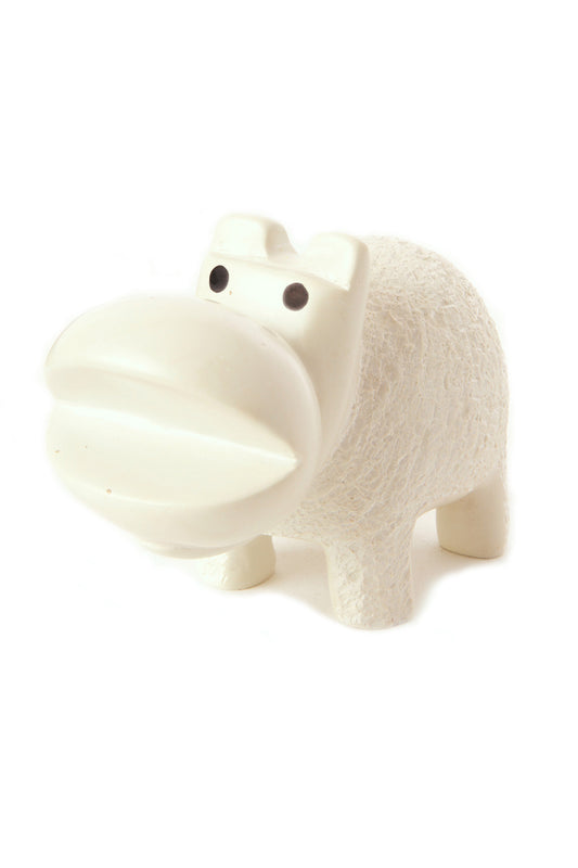 Natural Textured Soapstone Hippo