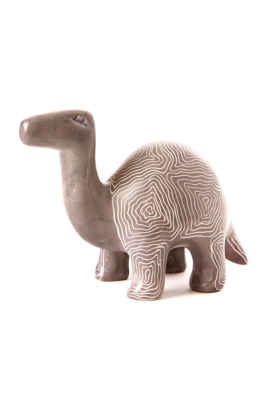 Gray Soapstone Brontosaurus