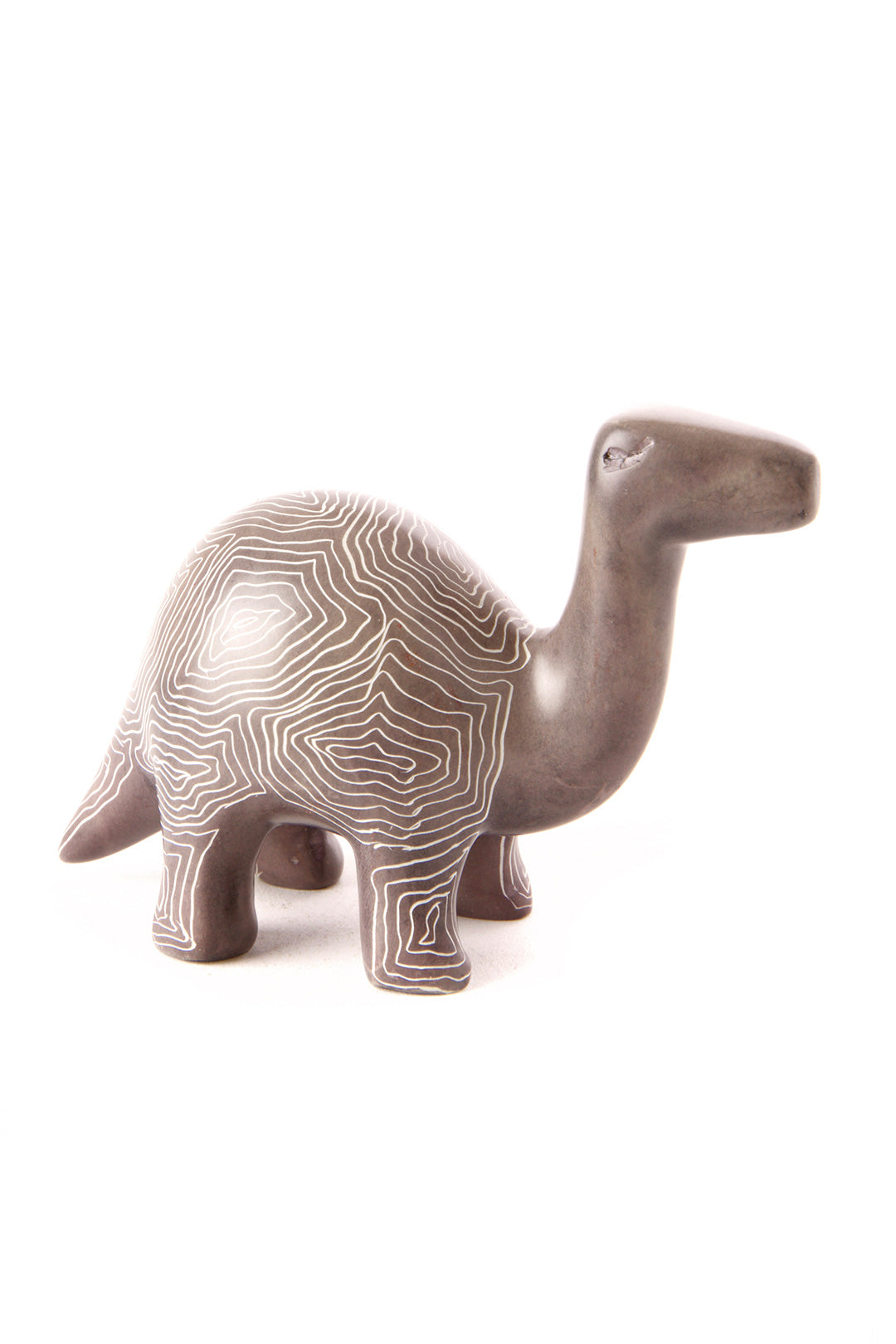 Gray Soapstone Brontosaurus