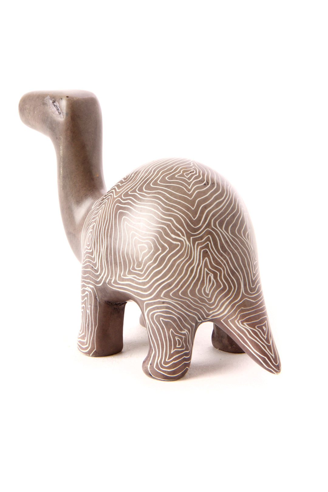 Gray Soapstone Brontosaurus