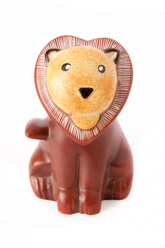 Soapstone Sweetheart Lion