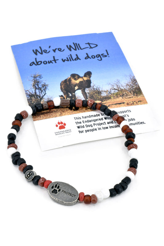 <b>Wild About Wild Dogs</b> South African Relate Cause Bracelet