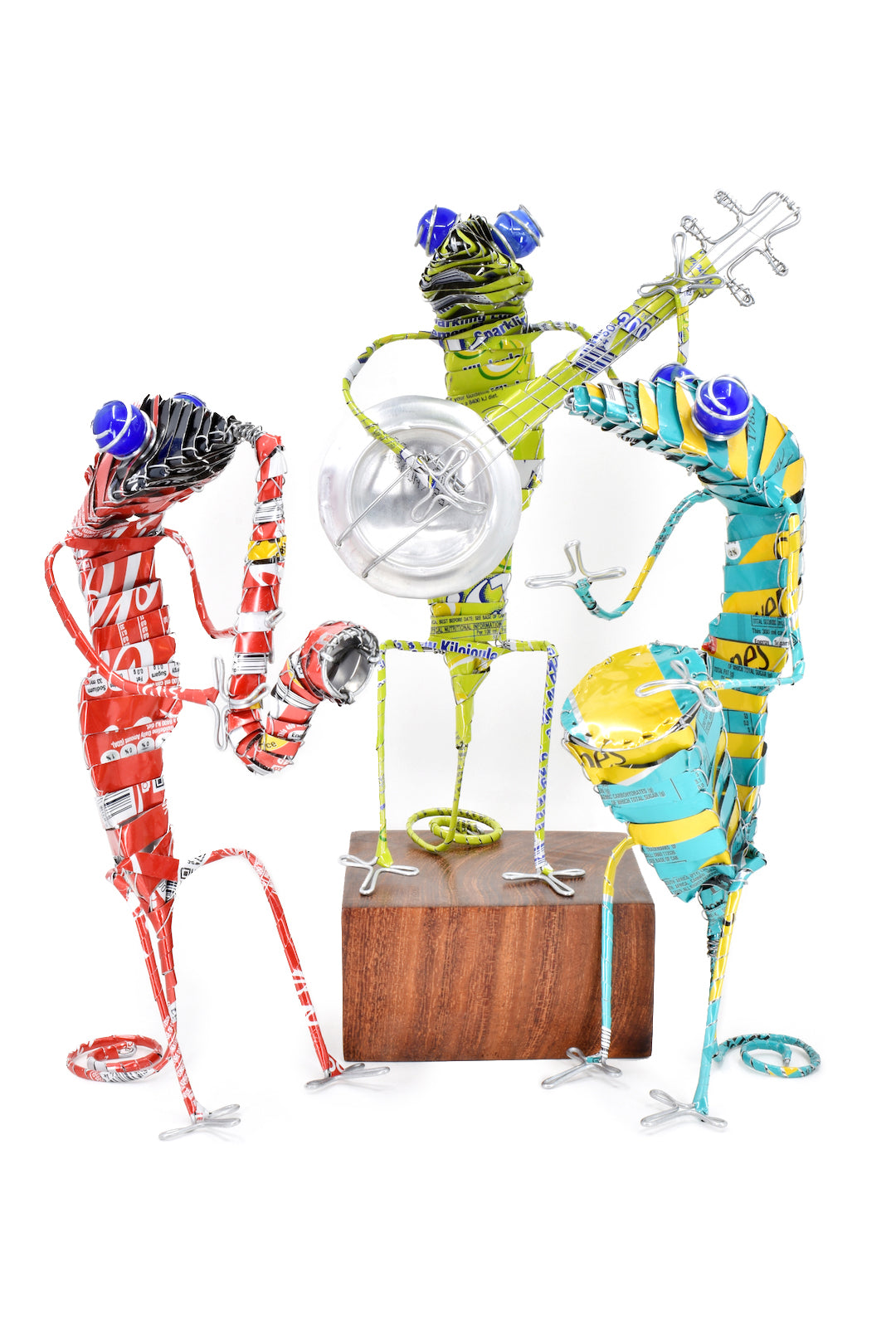 Assorted Groovy Gecko Drummer Sculpture