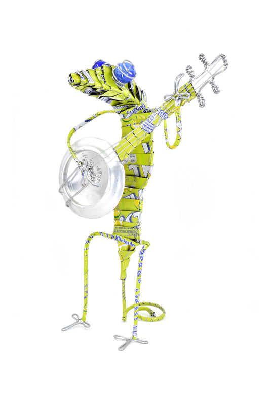 Assorted Groovy Gecko Banjo Sculpture