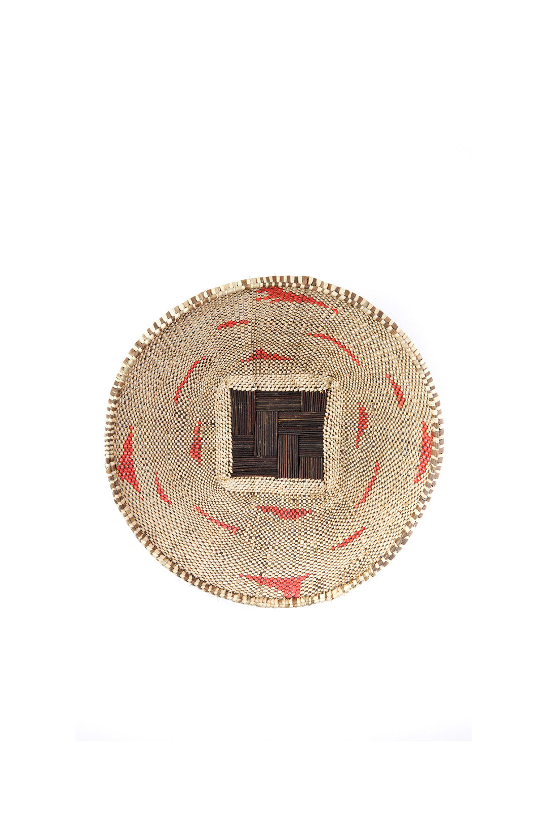 Small Plateau Basket with Recycled Plastic Splashes