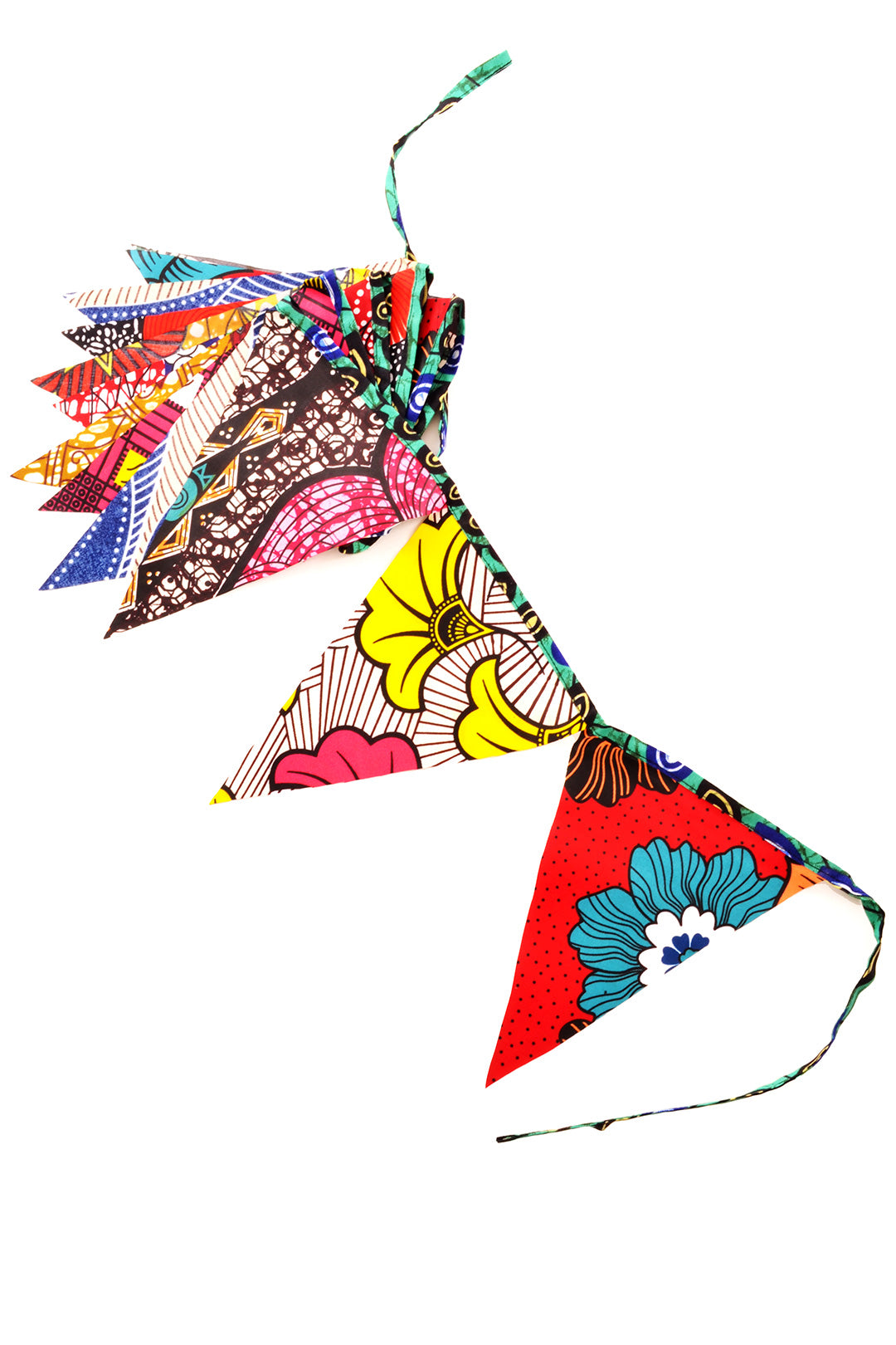 Janet's Chitenge Cloth Flag Bunting - Assorted Patterns