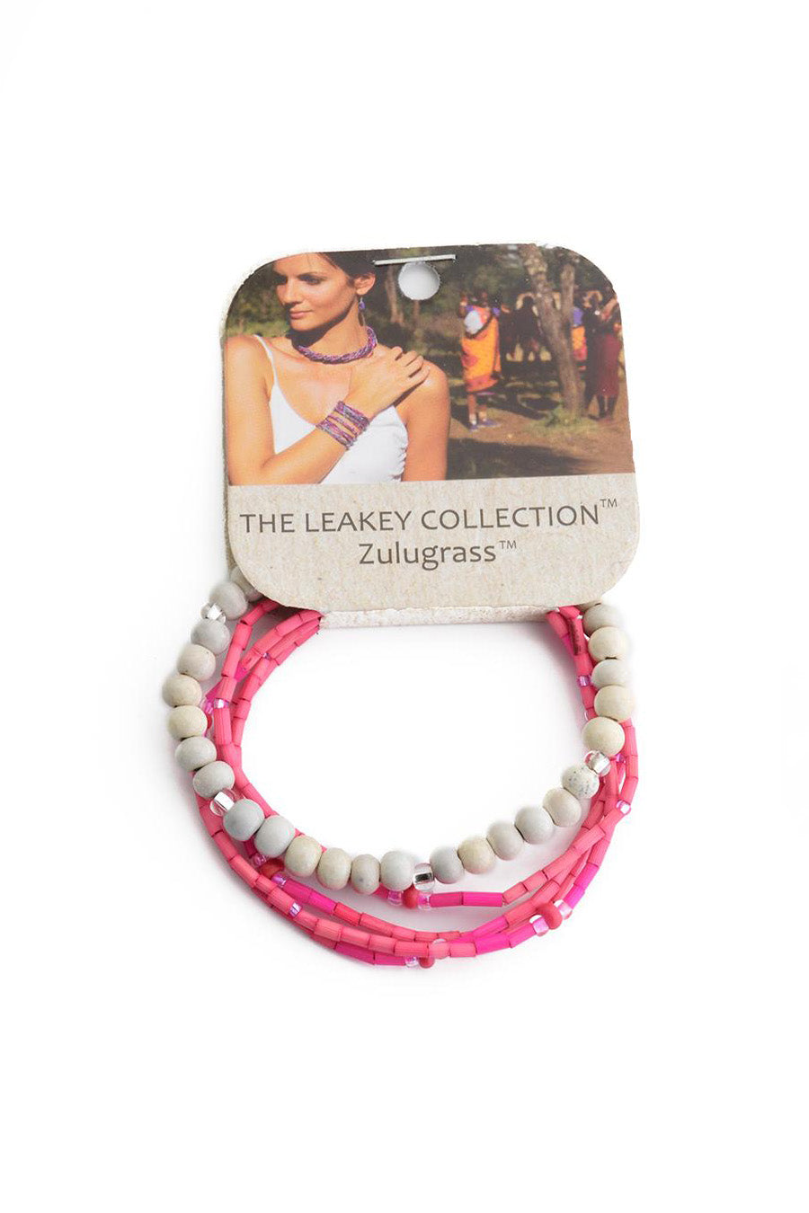 Zulugrass & Natural Porcelain Bracelet Set