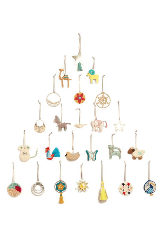 Handcrafted Holiday Collection - Box of 24 Ornaments