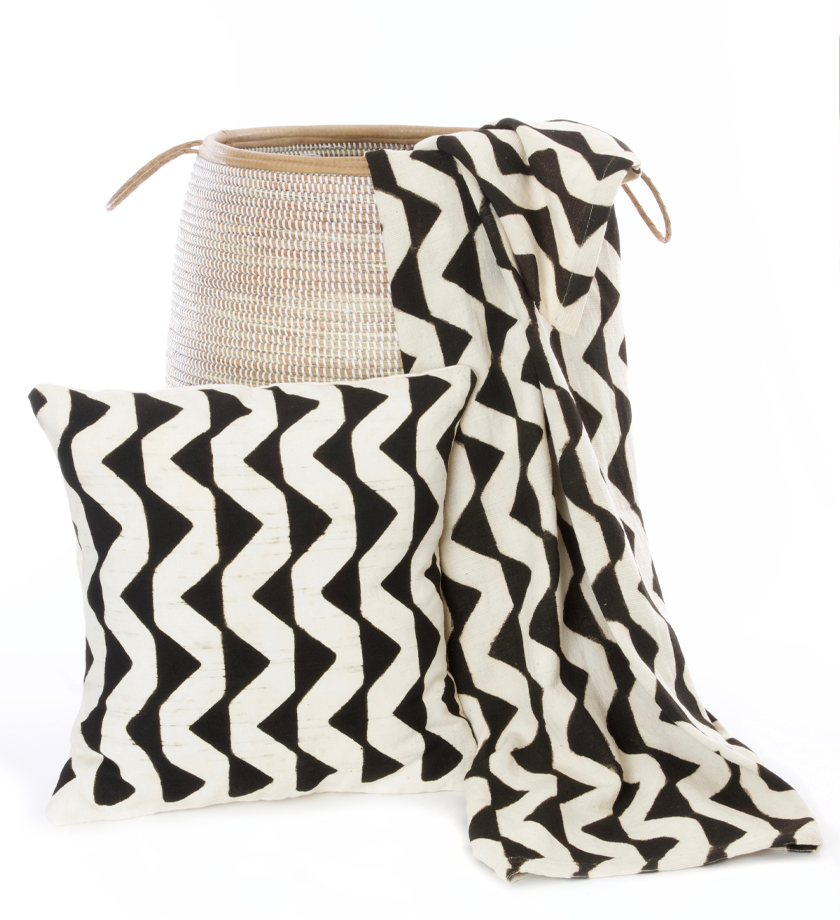 Expedition Organic Cotton Mud Cloth Throw