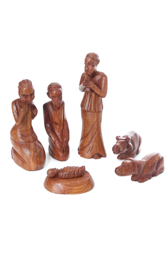 Kola Wood Nativity Scene