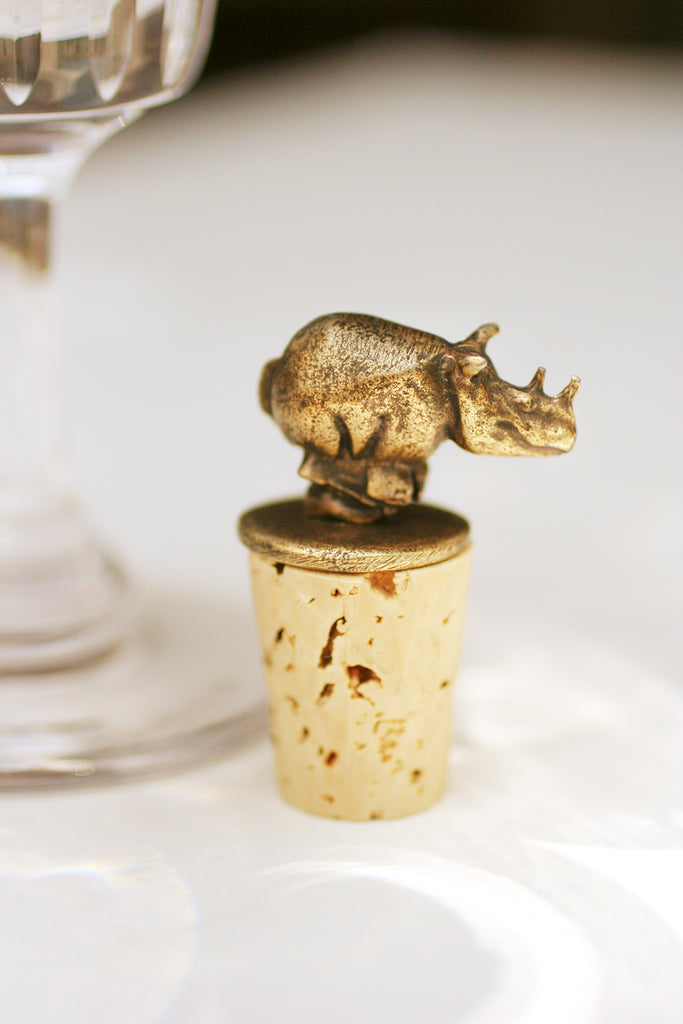 South African Brass Cheetah Wine Bottle Stopper – Swahili Wholesale